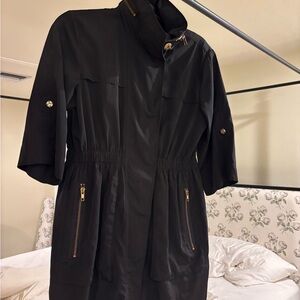 Ali Ro Black Jacket with Satin Brand Tag